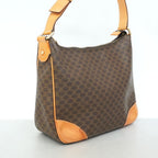 Celine Shoulder Bag Macadam Brown Gold — view 2