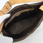 Celine Shoulder Bag Macadam Brown Gold — view 4