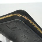 Louis Vuitton Wallet Monogram Empreinte Zippy Noir — view 6