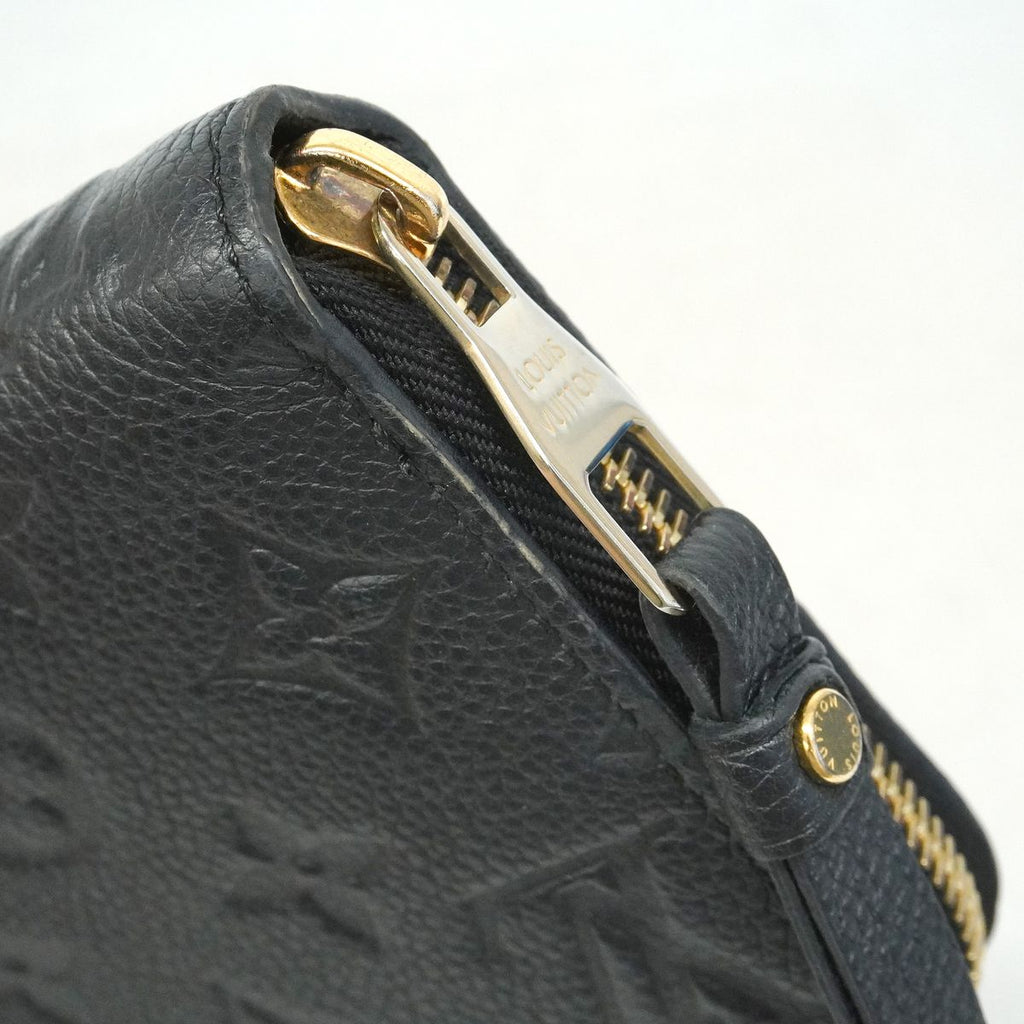 Louis Vuitton Wallet Monogram Empreinte Zippy Noir — view 8
