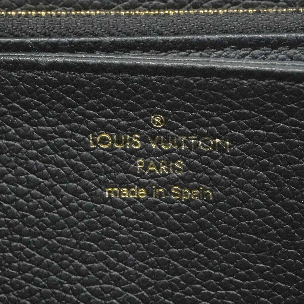 Louis Vuitton Wallet Monogram Empreinte Zippy Noir — view 5