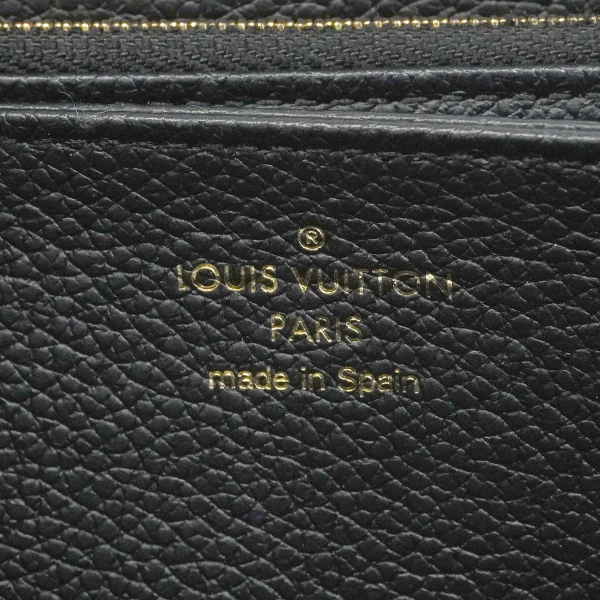 Louis Vuitton Wallet Monogram Empreinte Zippy Noir — view 5