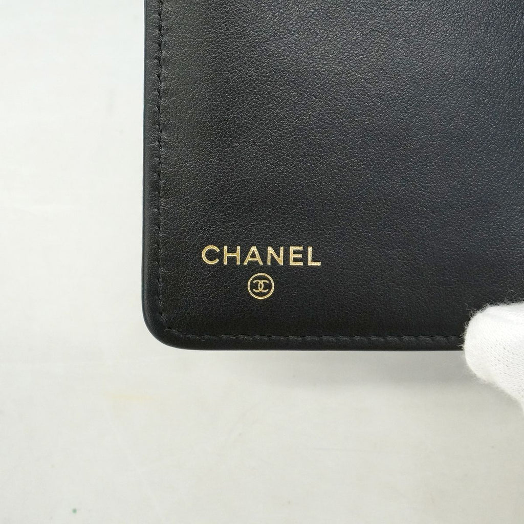 Chanel Wallet Boy Caviar Leather Black Gold — view 5