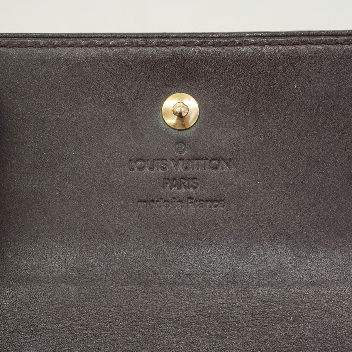 Louis Vuitton Trifold Wallet Vernis Portefeuille Elise Amarante — view 5