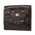 Louis Vuitton Trifold Wallet Vernis Portefeuille Elise Amarante