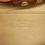 Louis Vuitton Shoulder Bag Monogram Pochette Twin GM Brown — view 5
