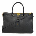Louis Vuitton Handbag Monogram Empreinte Trianon MM Noir 2-Way Bag