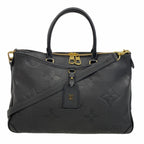 Louis Vuitton Handbag Monogram Empreinte Trianon MM Noir 2-Way Bag
