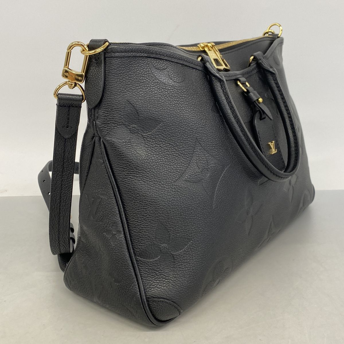 Louis Vuitton Handbag Monogram Empreinte Trianon MM Noir 2-Way Bag — view 2