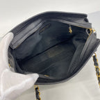 Chanel Shoulder Bag Triple Coco Caviar Leather Black Gold — view 4