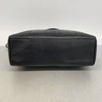 Chanel Shoulder Bag Triple Coco Caviar Leather Black Gold — view 3