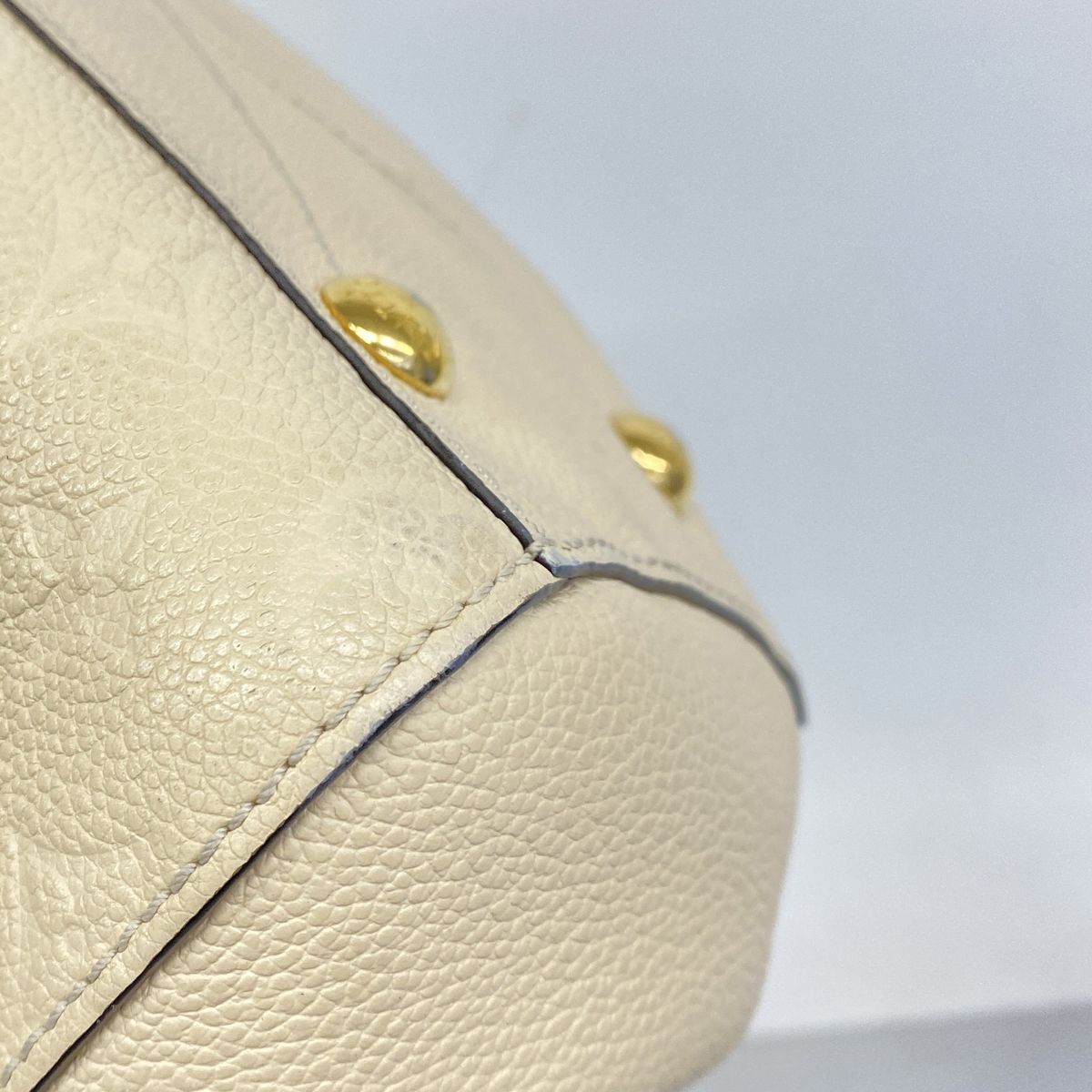 Louis Vuitton Handbag Monogram Empreinte Montaigne BB Cream 2-Way Bag — view 6