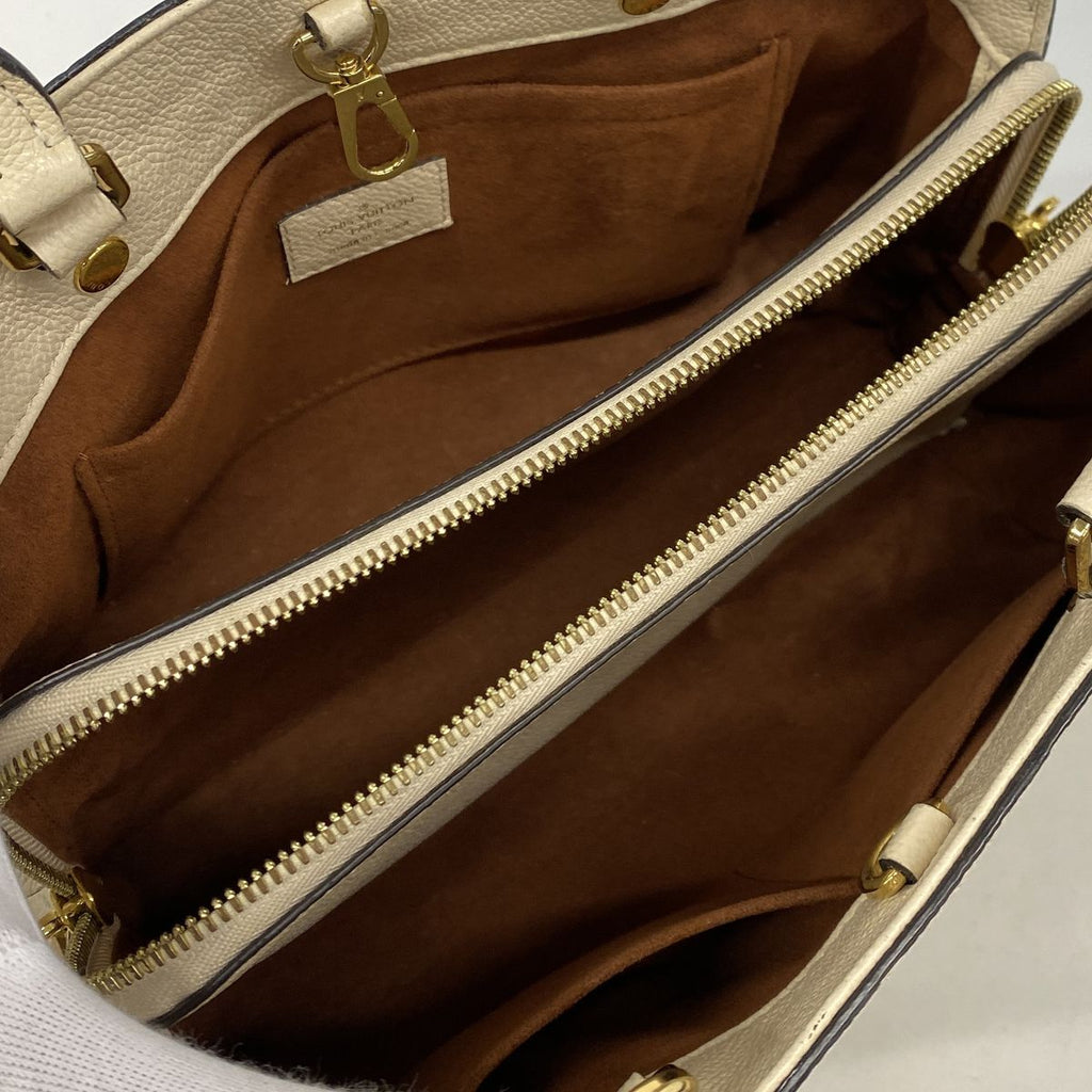 Louis Vuitton Handbag Monogram Empreinte Montaigne BB Cream 2-Way Bag — view 4