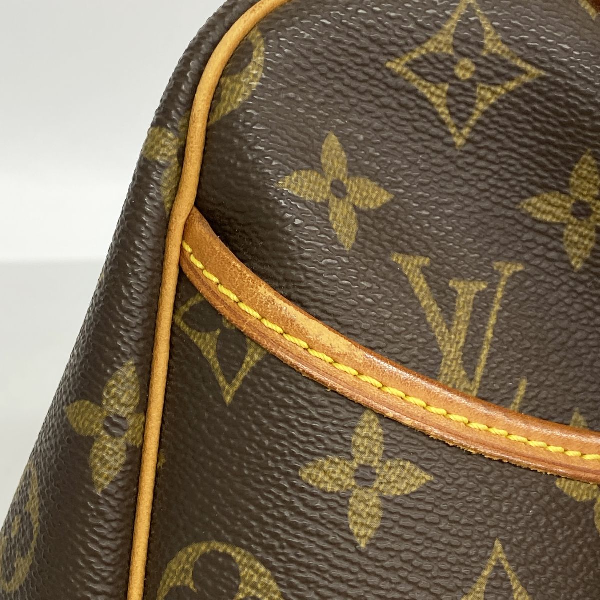 Louis Vuitton Handbag Monogram Deauville Brown — view 7
