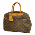 Louis Vuitton Handbag Monogram Deauville Brown