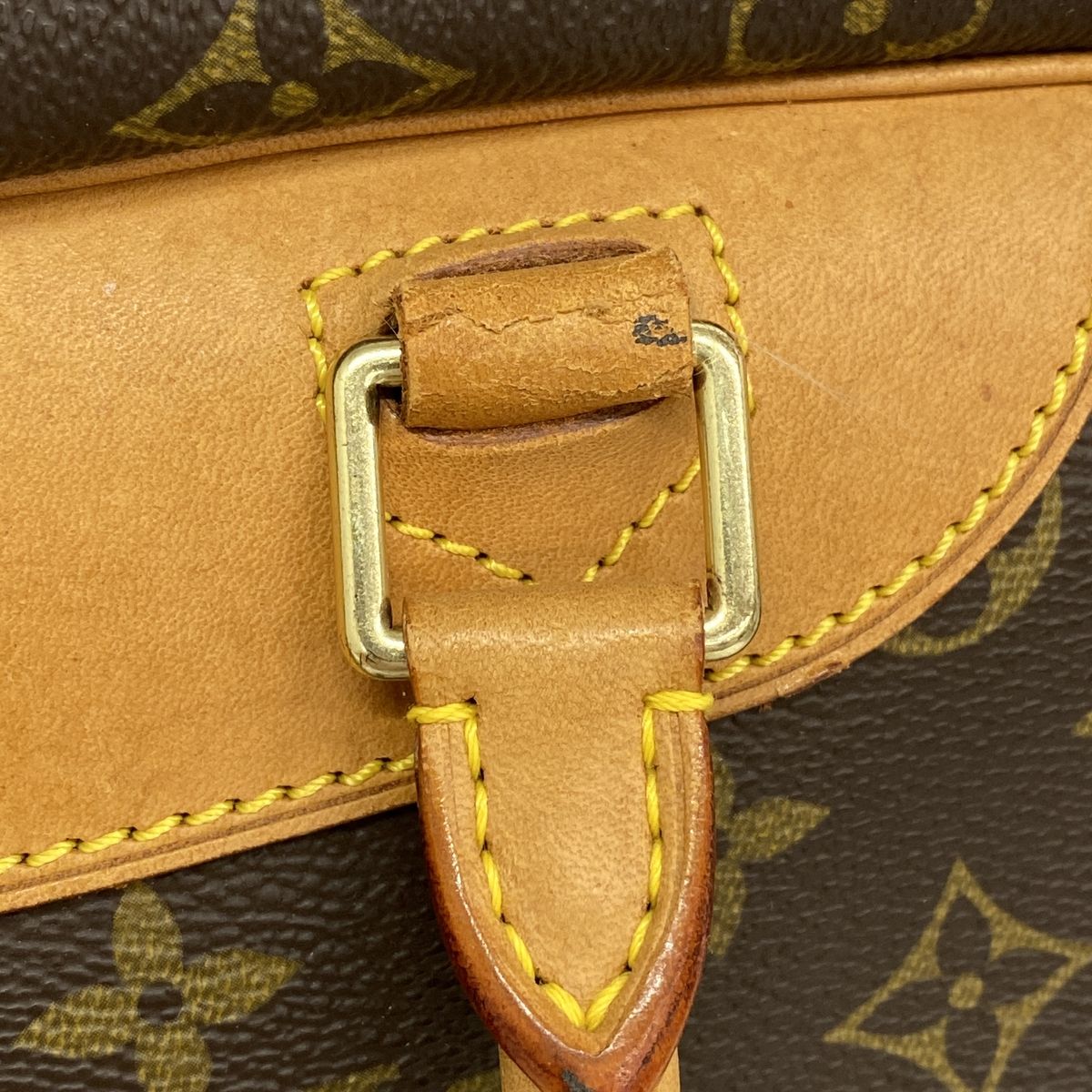 Louis Vuitton Handbag Monogram Deauville Brown — view 6