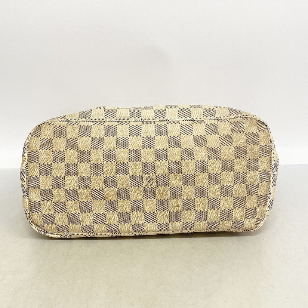 Louis Vuitton Tote Damier Azur Neverfull MM White — view 3