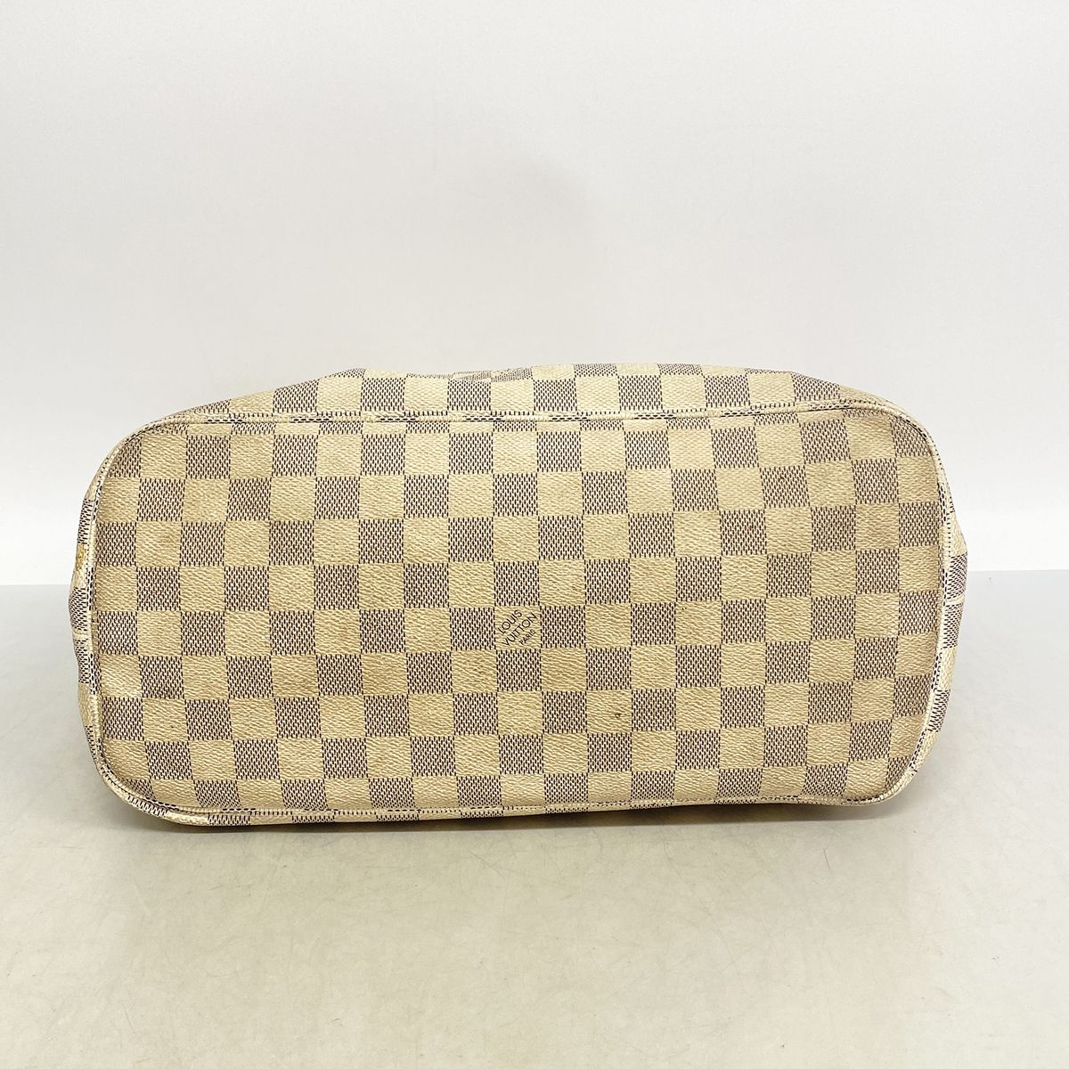 Louis Vuitton Tote Damier Azur Neverfull MM White — view 3