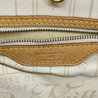 Louis Vuitton Tote Damier Azur Neverfull MM White — view 5