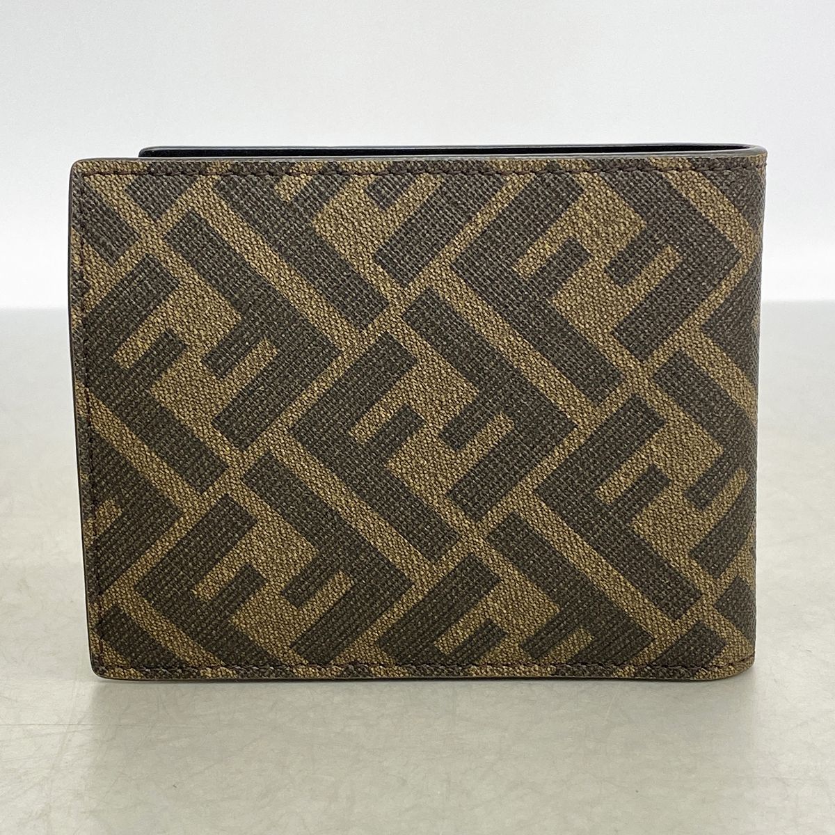 Fendi Wallet Zucca Brown Black Silver — view 7