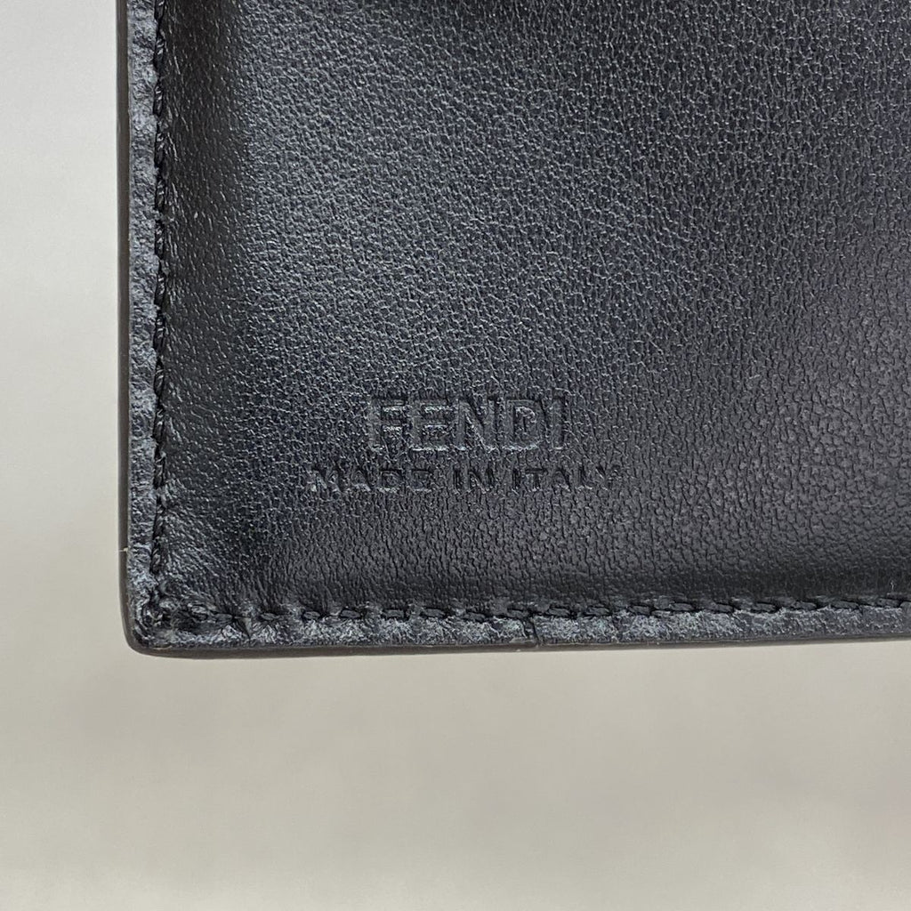Fendi Wallet Zucca Brown Black Silver — view 4