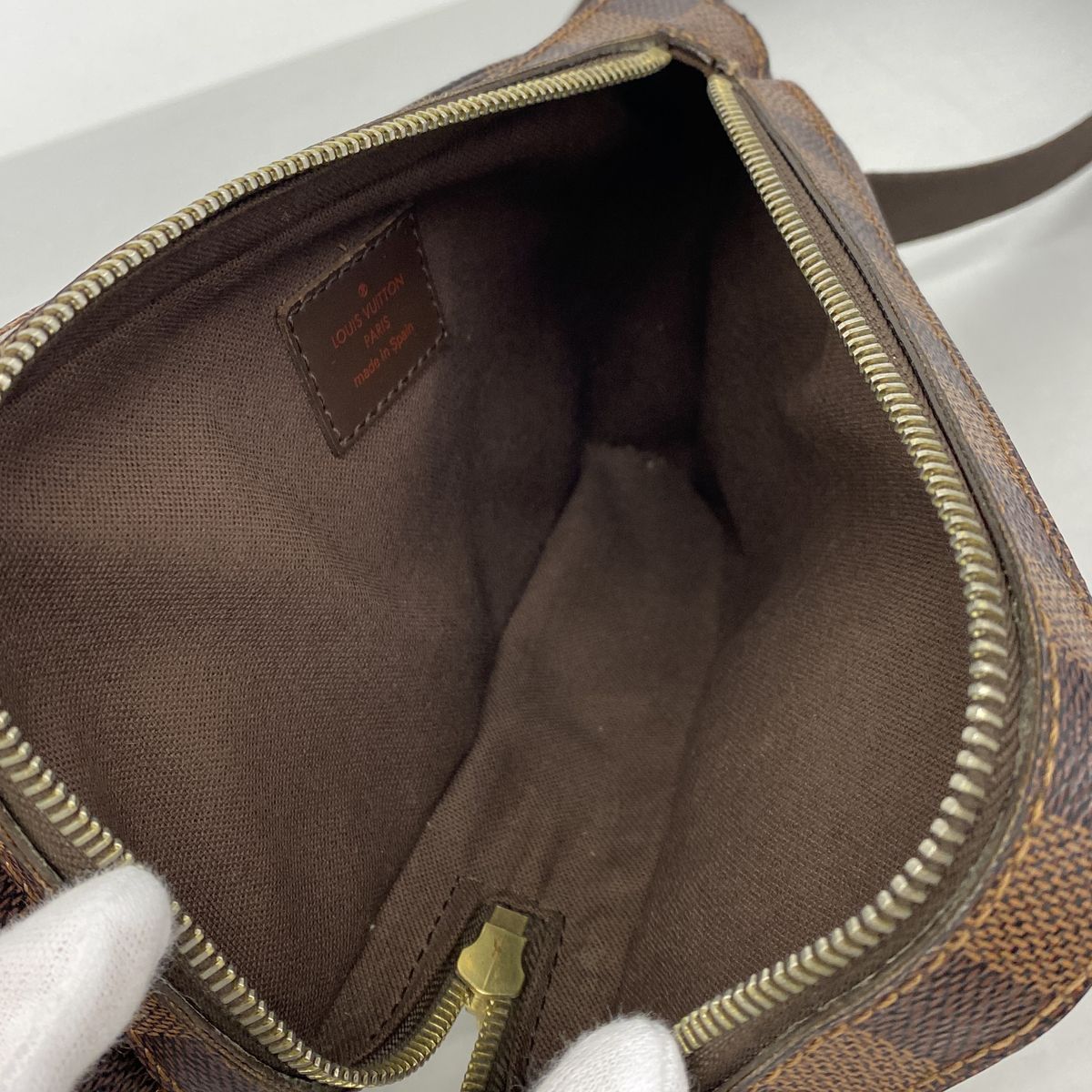 Louis Vuitton Belt Bag Damier Geronimos Ebene — view 4