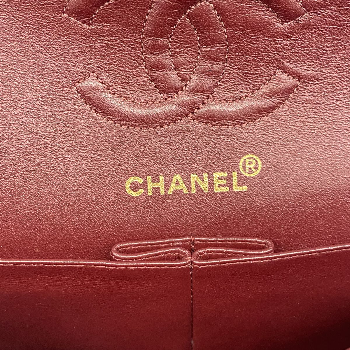 Chanel Shoulder Bag Quilted Lambskin Black Gold — view 5