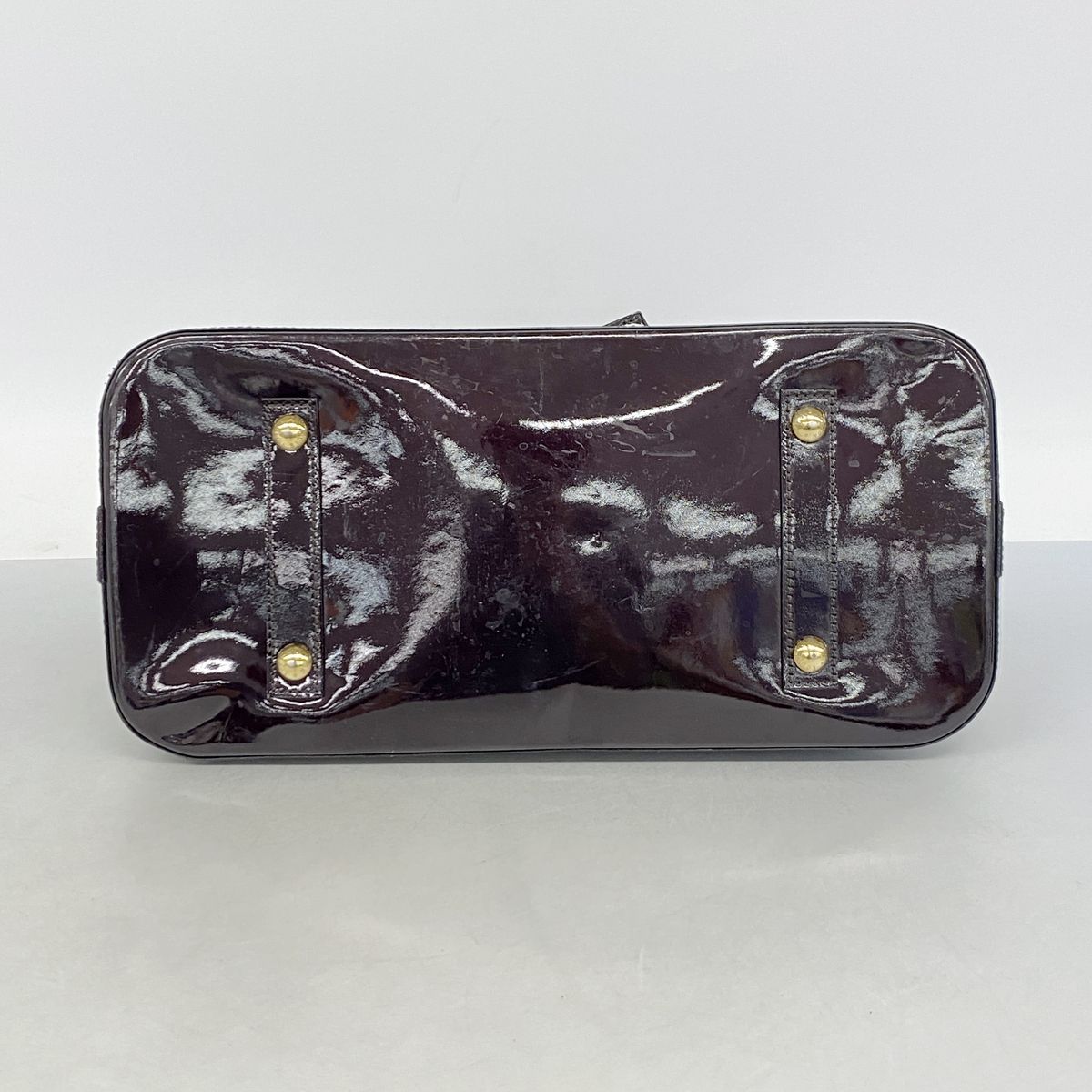Louis Vuitton Handbag Vernis Alma GM Amarante — view 3