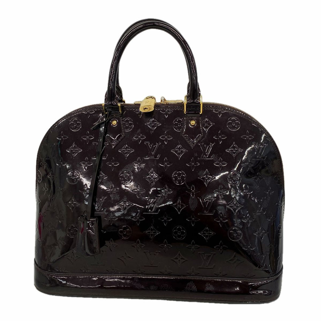 Louis Vuitton Handbag Vernis Alma GM Amarante