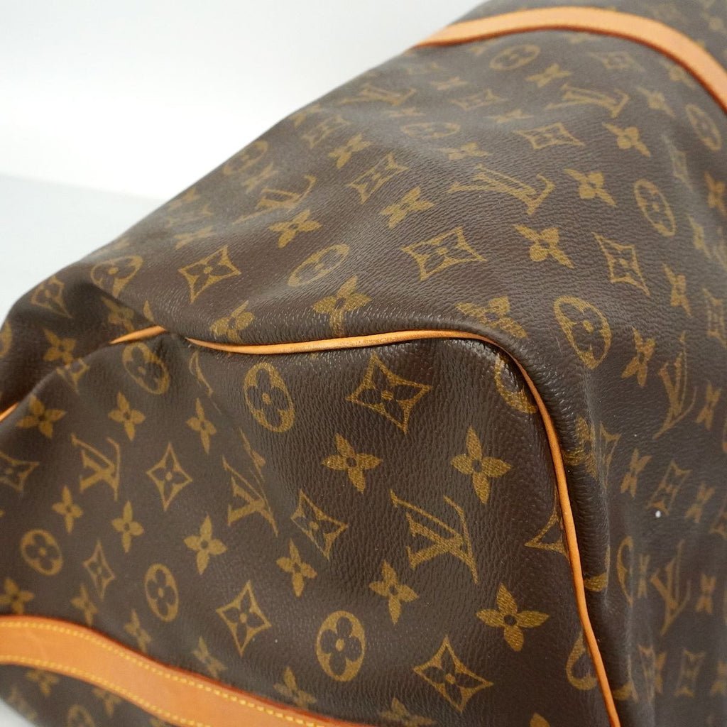 Louis Vuitton Boston Bag Monogram Keepall Bandouliere 60 Brown — view 6