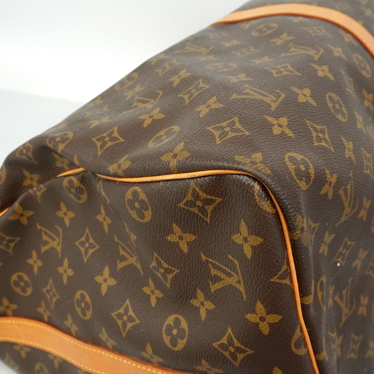 Louis Vuitton Boston Bag Monogram Keepall Bandouliere 60 Brown — view 6