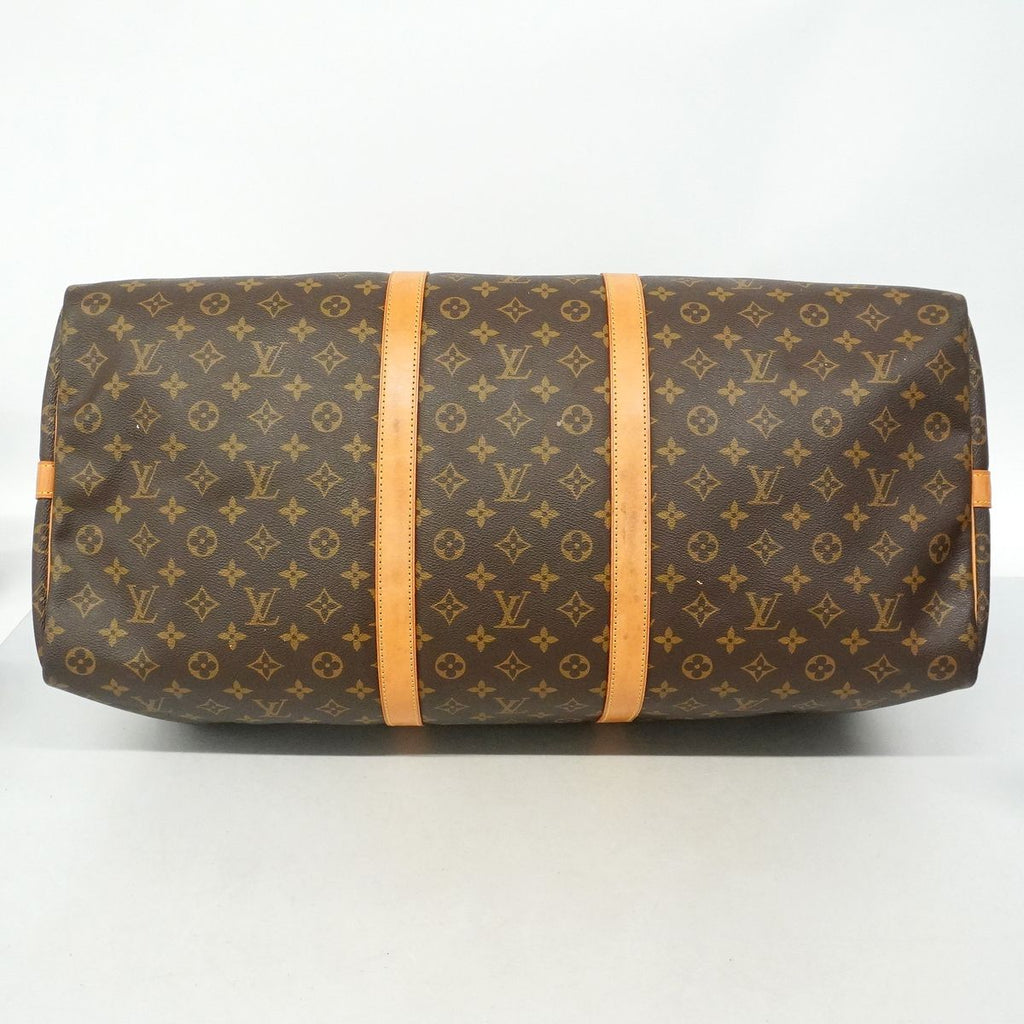 Louis Vuitton Boston Bag Monogram Keepall Bandouliere 60 Brown — view 3