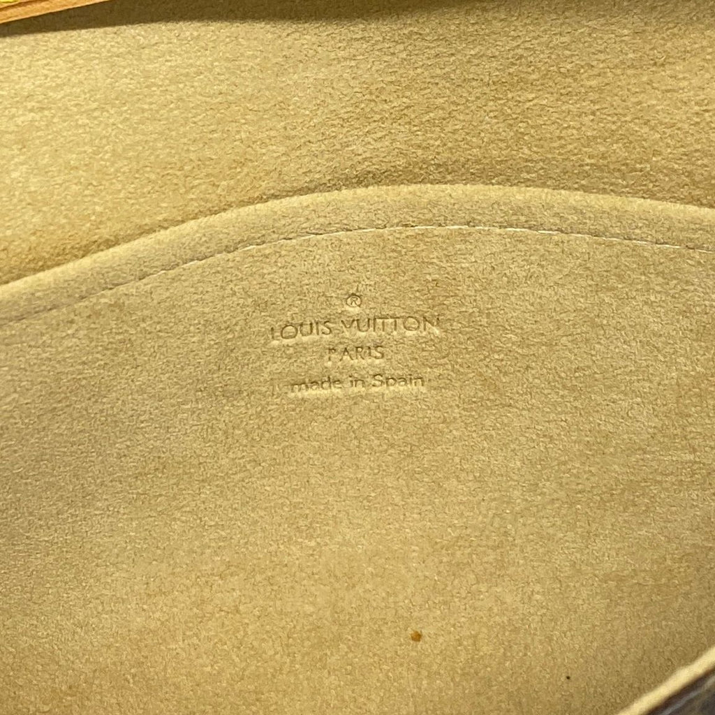 Louis Vuitton Shoulder Bag Monogram Pochette Twin GM Brown — view 5