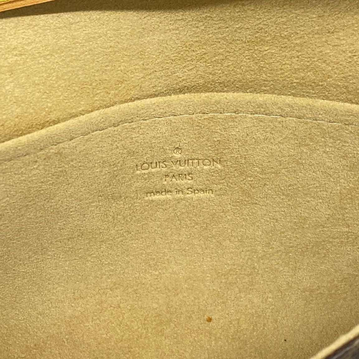 Louis Vuitton Shoulder Bag Monogram Pochette Twin GM Brown — view 5