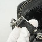 Louis Vuitton Shoulder Bag Monogram Eclipse Reverse Trio Messenger Black Gray — view 7
