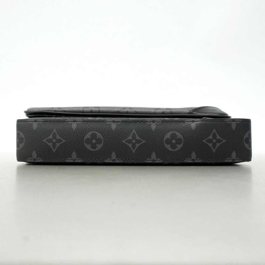 Louis Vuitton Shoulder Bag Monogram Eclipse Reverse Trio Messenger Black Gray — view 3