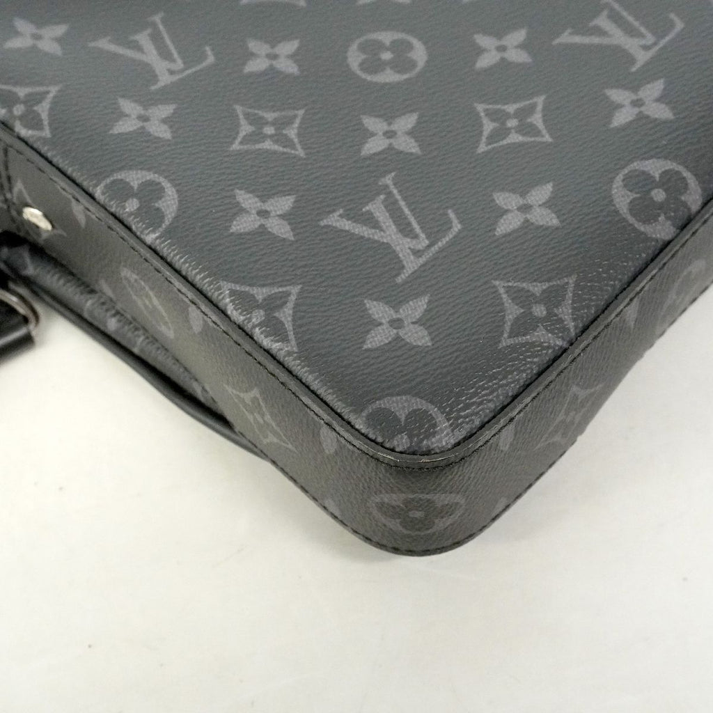 Louis Vuitton Shoulder Bag Monogram Eclipse Reverse Trio Messenger Black Gray — view 6