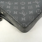 Louis Vuitton Shoulder Bag Monogram Eclipse Reverse Trio Messenger Black Gray — view 6