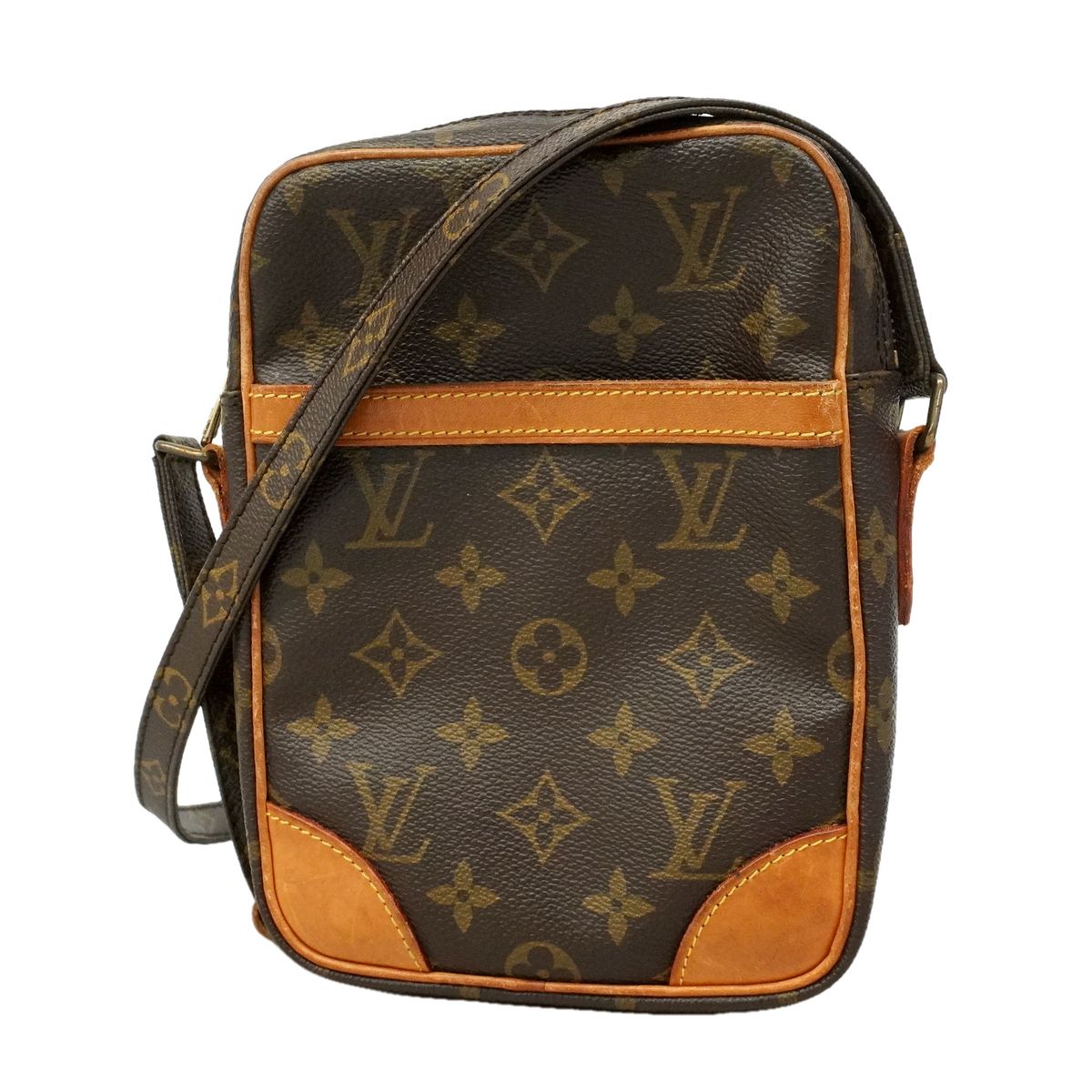 Louis Vuitton Shoulder Bag Monogram Danube Brown