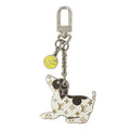 Louis Vuitton Key Holder Charm Bijou Sac LV Dog White Keychain