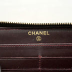 Chanel Wallet Quilted Caviar Leather Black Gold — view 5