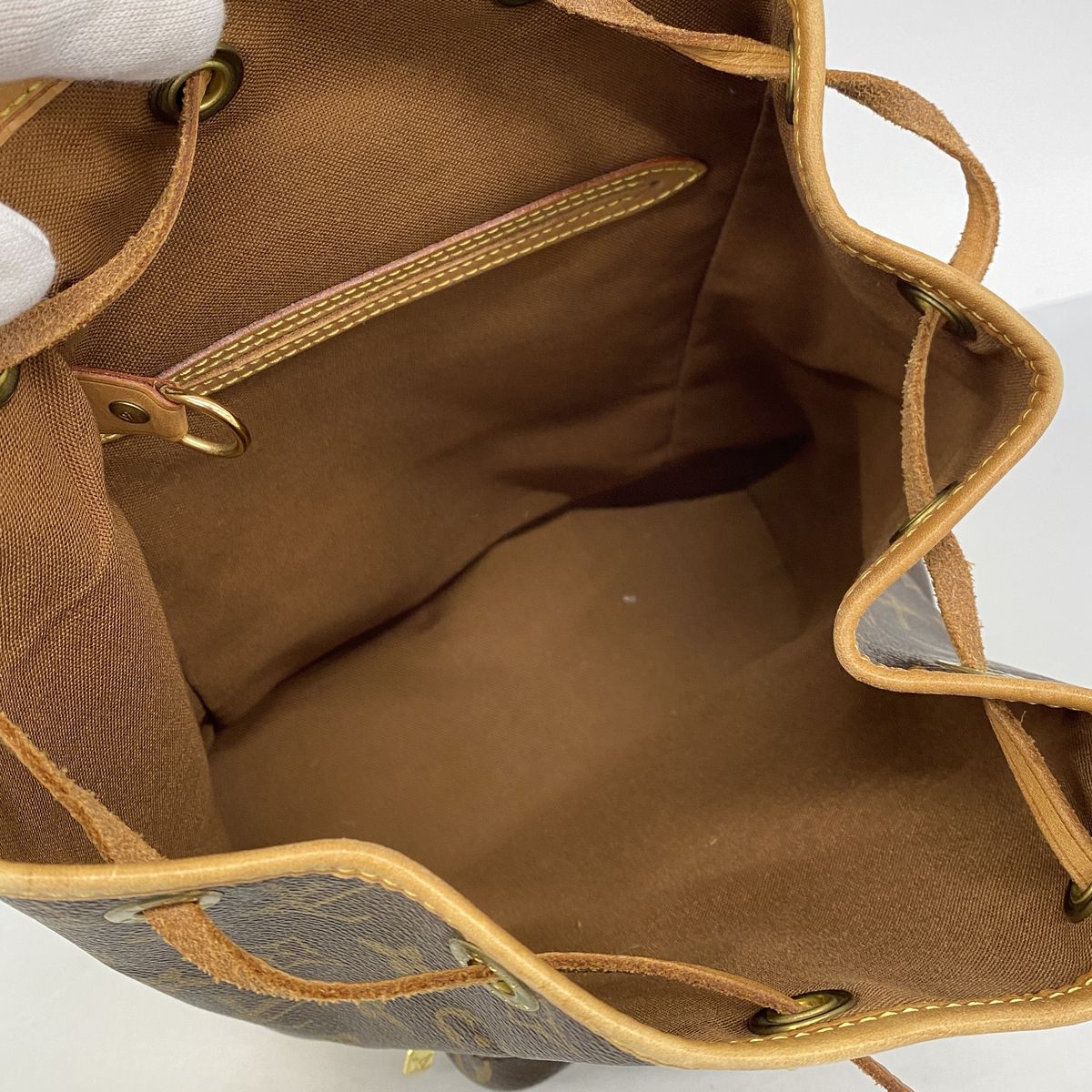 Louis Vuitton Backpack Monogram Montsouris MM Brown — view 4