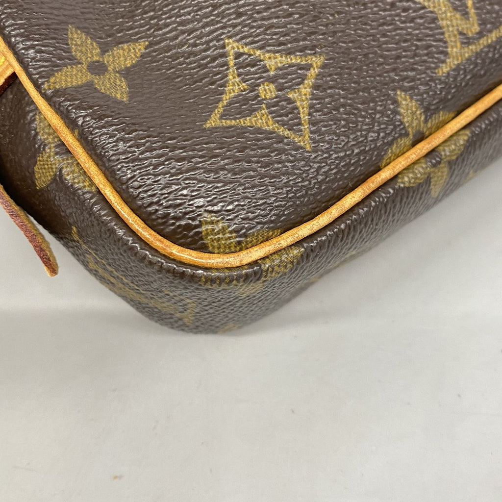 Louis Vuitton Shoulder Bag Monogram Pochette Marly Bandouliere Brown — view 7