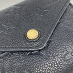 Louis Vuitton Trifold Wallet Monogram Empreinte Portefeuille Victorine Noir — view 8