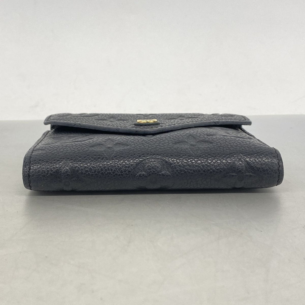 Louis Vuitton Trifold Wallet Monogram Empreinte Portefeuille Victorine Noir — view 2