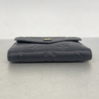 Louis Vuitton Trifold Wallet Monogram Empreinte Portefeuille Victorine Noir — view 2