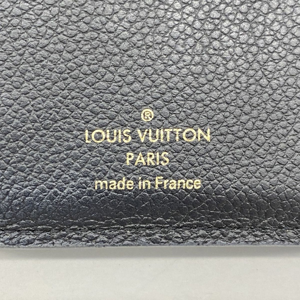 Louis Vuitton Trifold Wallet Monogram Empreinte Portefeuille Victorine Noir — view 4