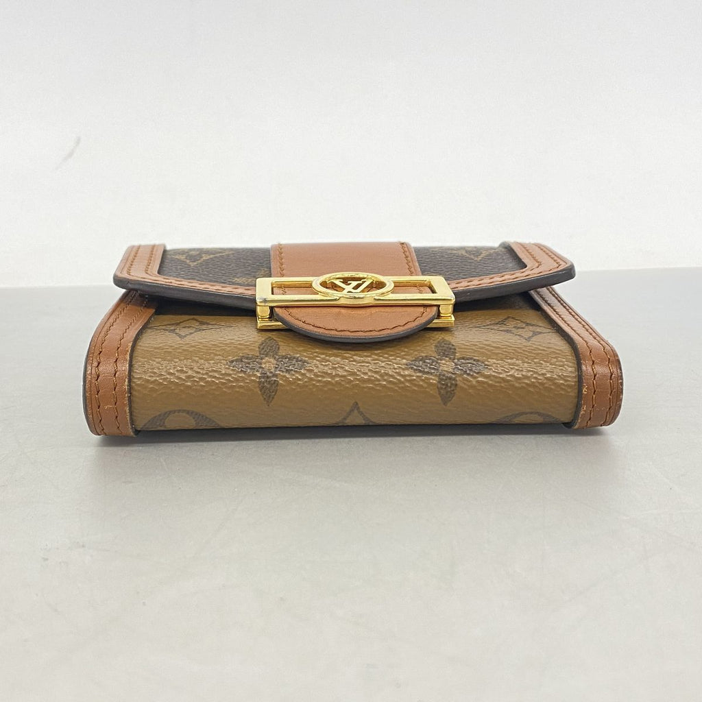 Louis Vuitton Trifold Wallet Monogram Reverse Portefeuille Dauphine Compact — view 2