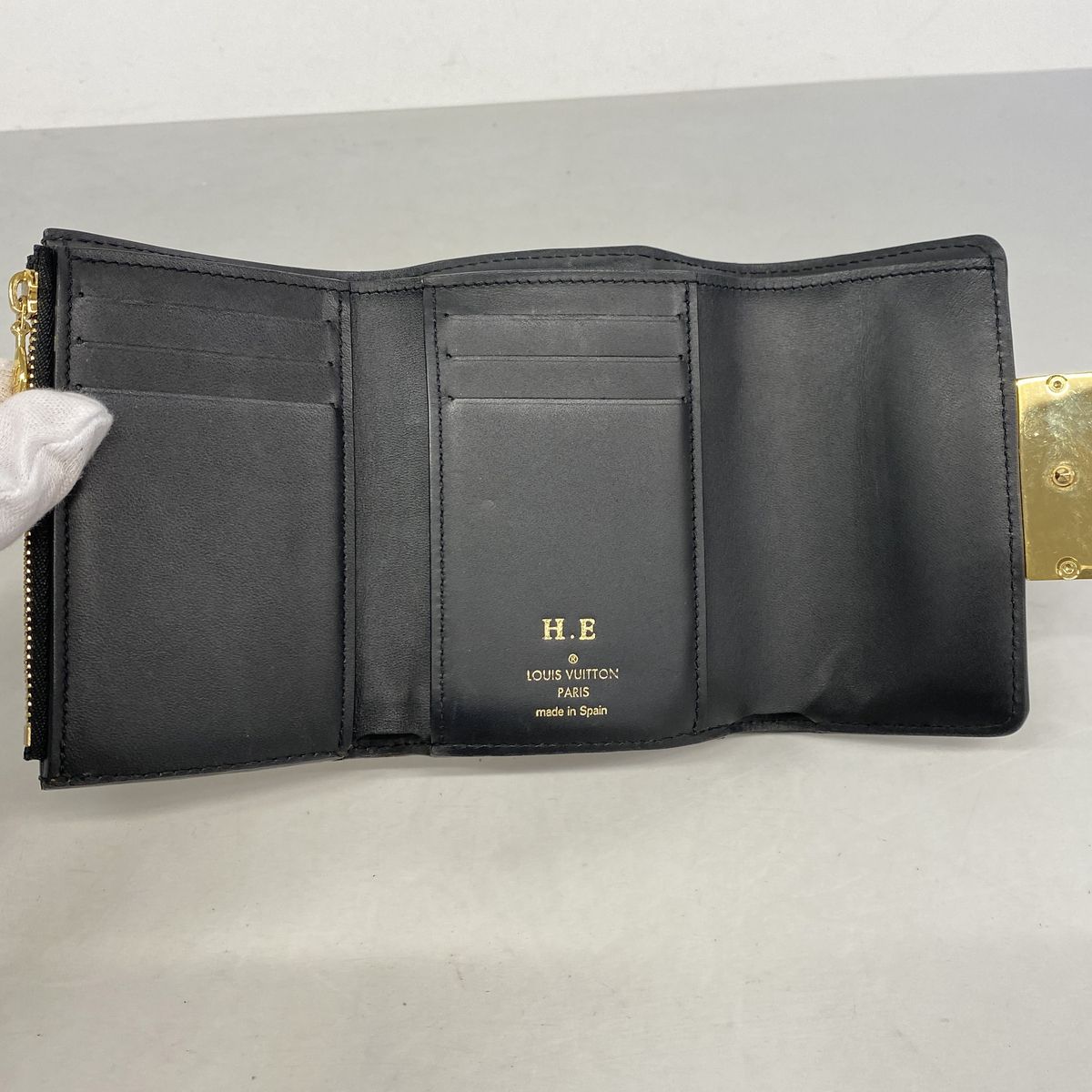 Louis Vuitton Trifold Wallet Monogram Reverse Portefeuille Dauphine Compact — view 3