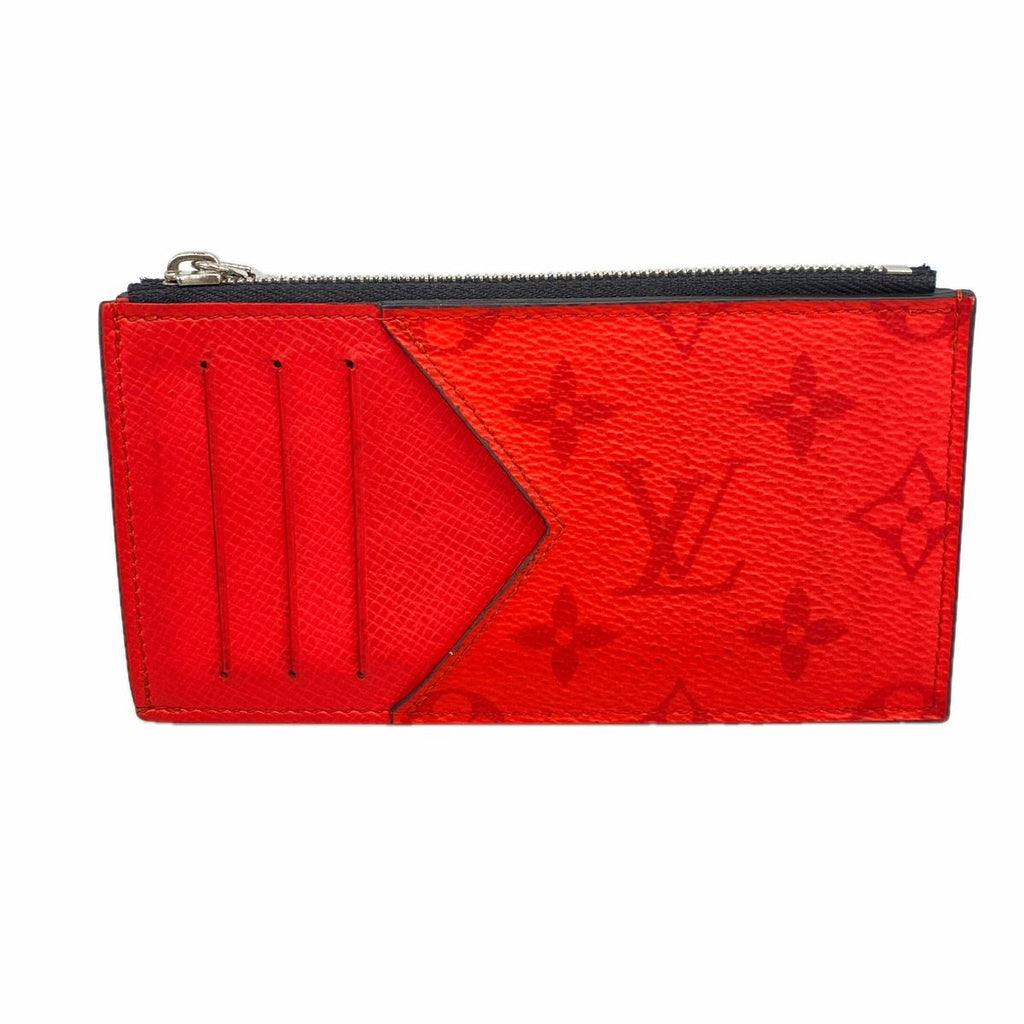 Louis Vuitton Taigarama Coin Card Holder Rouge